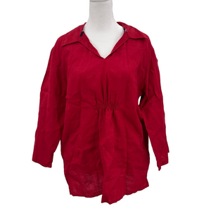 Women's Liz Claiborne Lizsport Top Size L Red